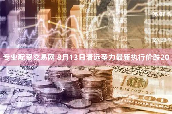 专业配资交易网 8月13日清远圣力最新执行价跌20